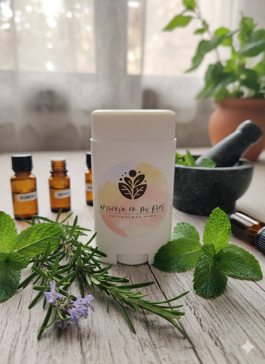 Desodorante de romero y menta 80grm