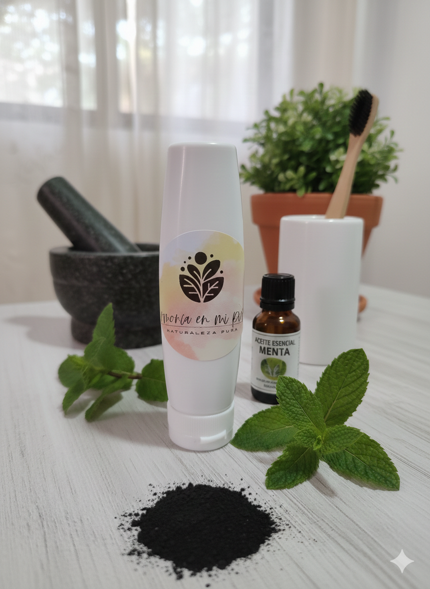 Pasta dental de carbón activado y menta 80grm